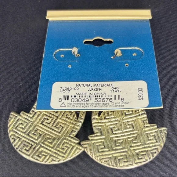 Lucky Brand Silver-Tone Teardrop Earrings - Picture 2 of 2